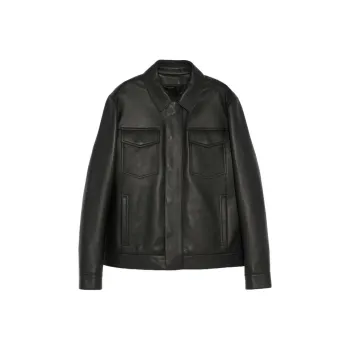 Yves Salomon Denim-style Leather Jacket