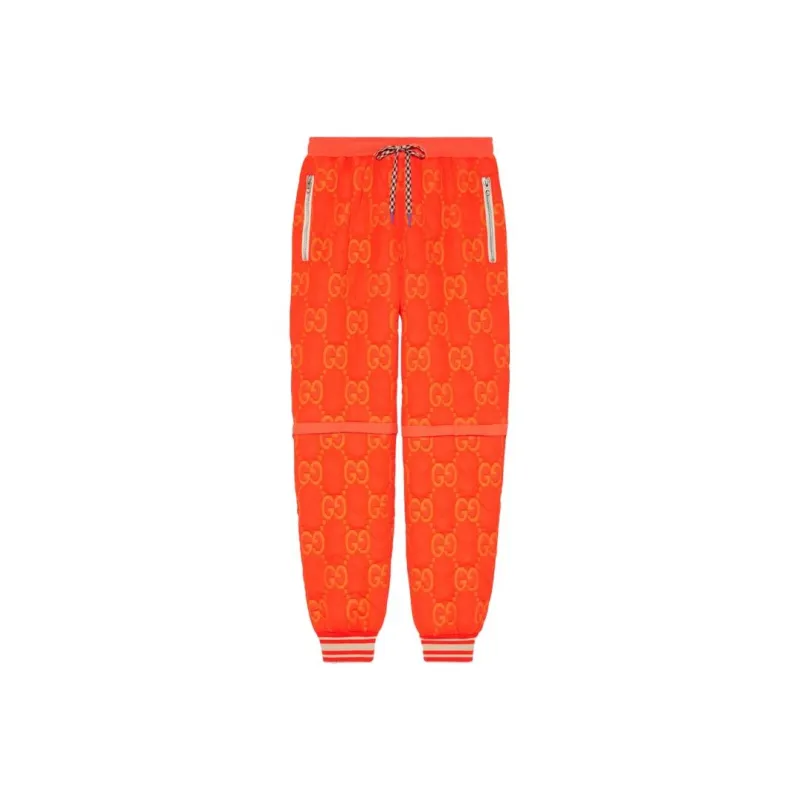 GUCCI Cosmogonie SS23 Casual Pants Unisex Orange-0