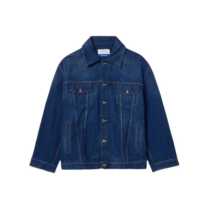 OFF WHITE Jackets & Coats Regular Men's Blue-0