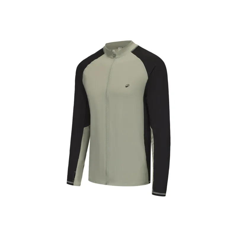 DECATHLON OLAIAN550 Cool Feeling T Shirt Men's Pale Green/Smoky Black-1
