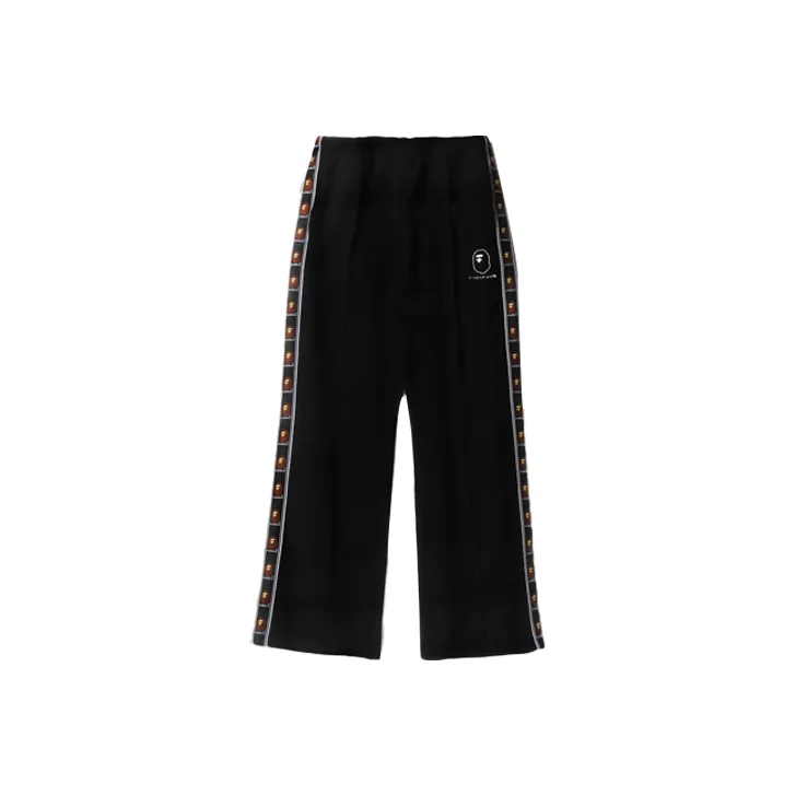 Bape Side Tape Jersey Flare Pants-0