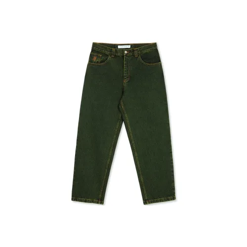 POLAR SKATE CO Jeans Unisex Yellow Green