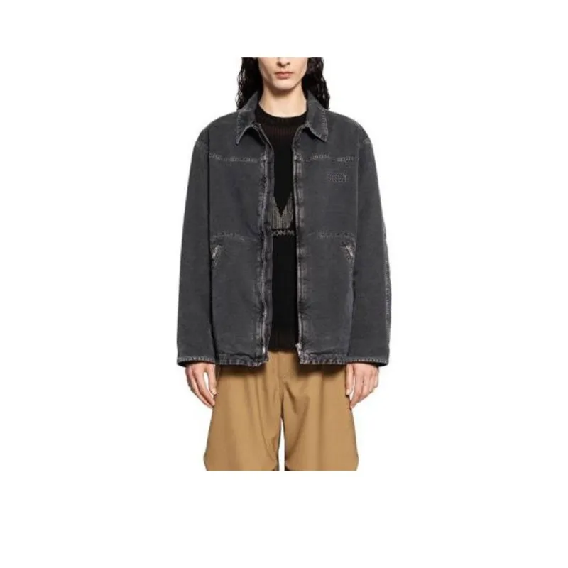 MM6 Maison Margiela Numbers Motif Straight Hem Jacket-0