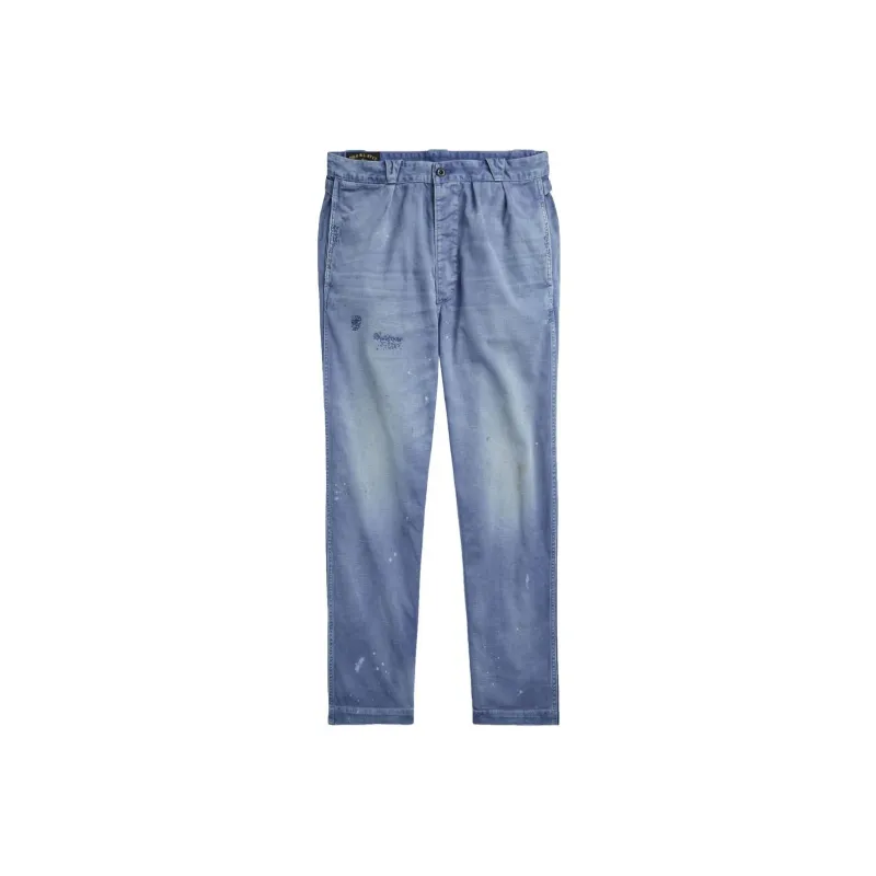 Polo Ralph Lauren Paint Splatter print Tapered Trousers-0