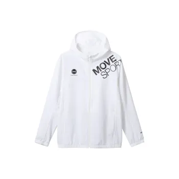 DESCENTE AIRY TRANSFER TOUGH SS25 Jacket Men's White