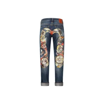 EVISU Jeans Men Denim Blue