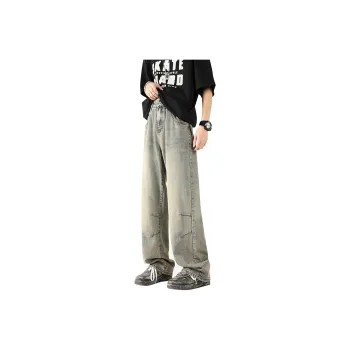 FONDLOOK Jeans Unisex Yellow Mud