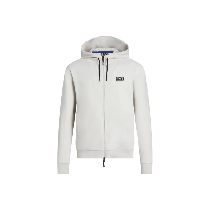 EMPORIO ARMANI Zip Up Drawstring Hoodie-0