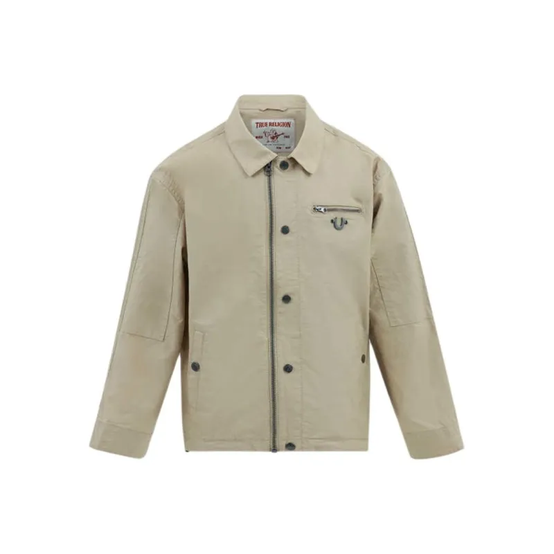 TRUE RELIGION SS24 Jackets Coats Men's Apricot-0