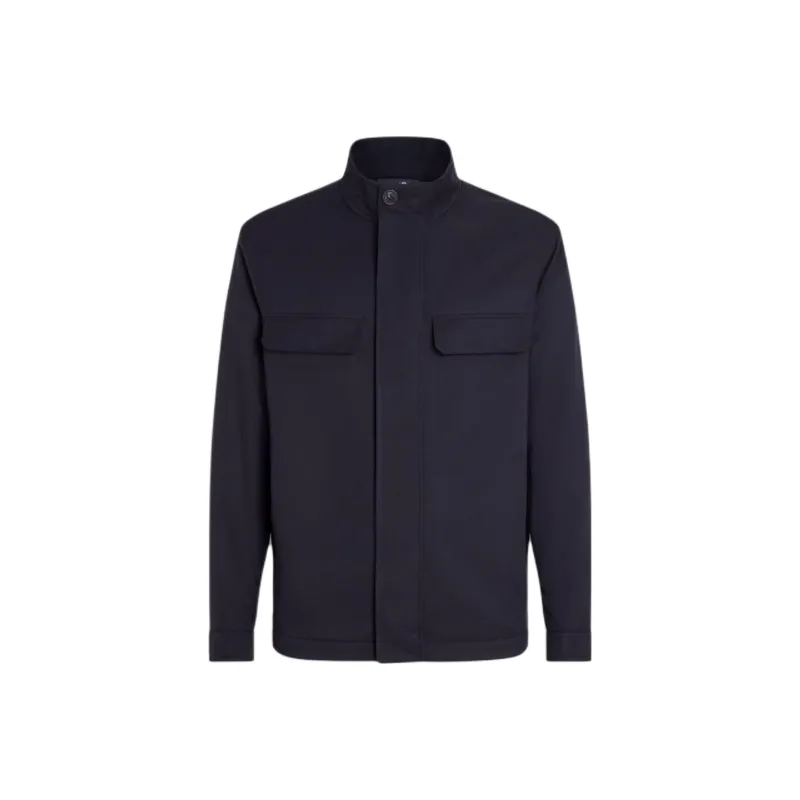Ermenegildo Zegna Long Sleeved Zip Up Field Jacket-0