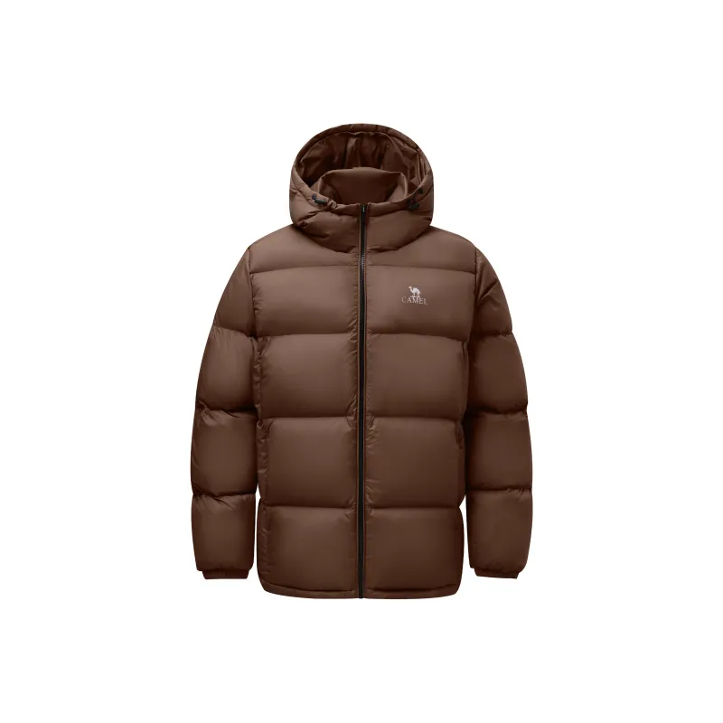 CAMEL Warm Fleece Series Down Jacket Unisex-2