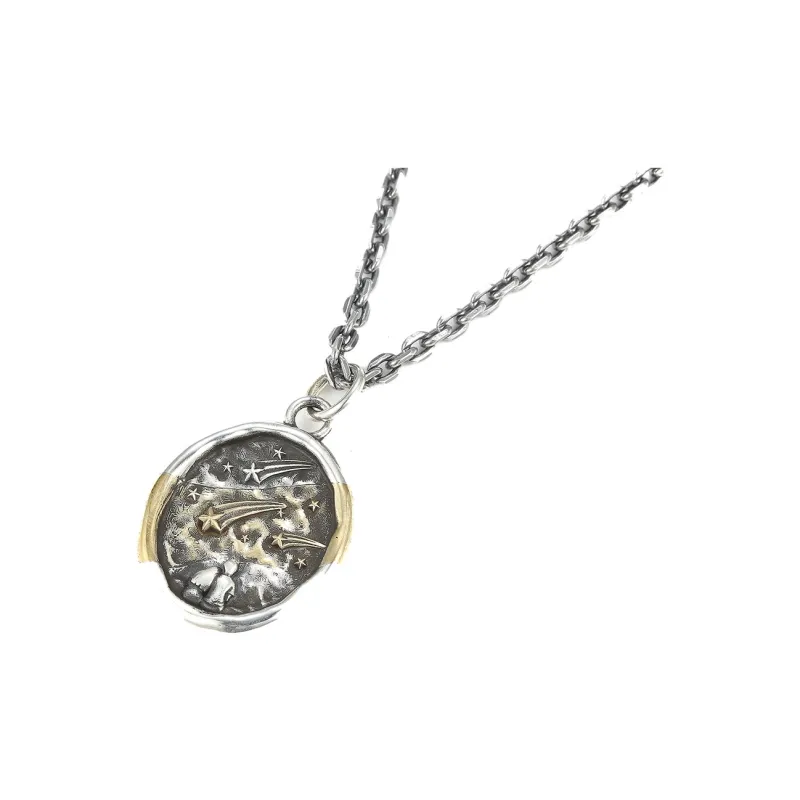 Ruibeila 925 Sterling Silver Necklaces Unisex-1