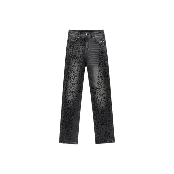 XINYINSU Jeans Unisex Black