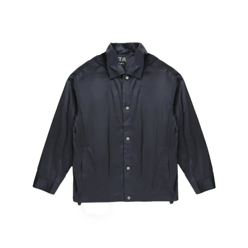 PUSH HZC Jackets Coats Men's Navy Blue