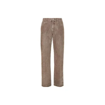 FENDI Button Detailed Straight Leg Jeans