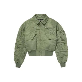 THUG CLUB Studded Bomber Jacket