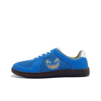 PAIN OR PLEASURE Low Top Skateboard Shoes Unisex Blue