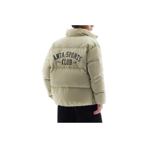 Anta Down Jacket Men
s Long Turquoise