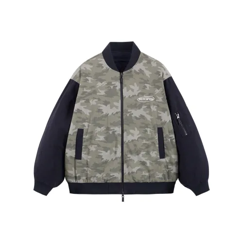 ICONS Lab Jackets Unisex Green Camouflage