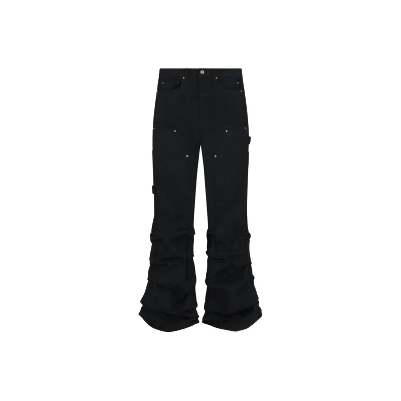 WE11DONE SS24 Jeans Men's Black-0