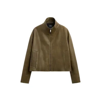 ZARA Jackets Coats Men's Dark Olive Green