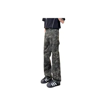 Menglaini Jeans Unisex Camouflage