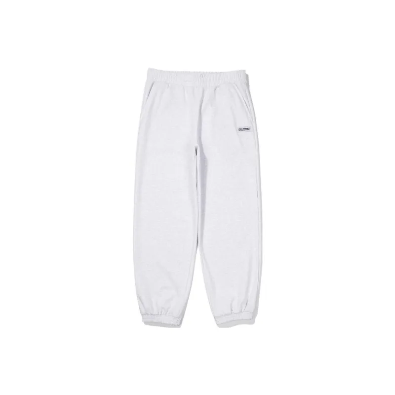 FILA Knitted Sweatpants Men Gray White-0