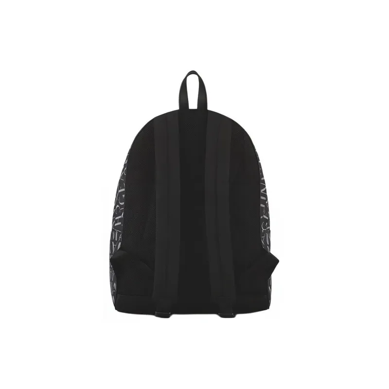 ARMANI EXCHANGEAE Polyester With Cotton Backpack Medium Size Men's Black & Blue-2