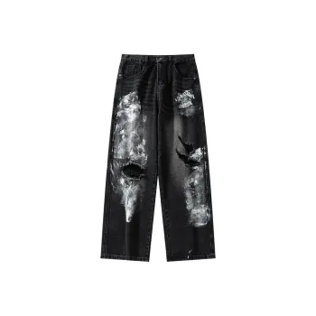 YINLEI Jeans Men Black
