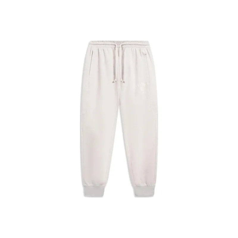 LINING Badfive Knitted Sweatpants Men Heather Gray Tile Gray-0