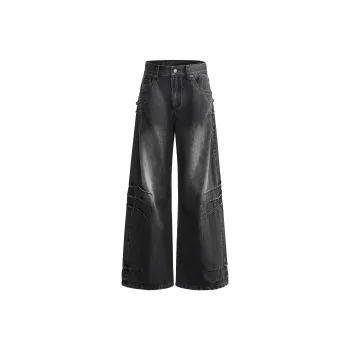 Ghost Mask Jeans Unisex Black Gray