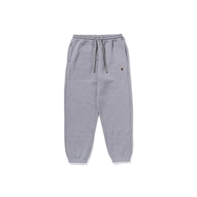 A BATHING APE Logo-patch Cotton Blend Track Pants-4