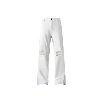 JCUI Jeans Unisex White