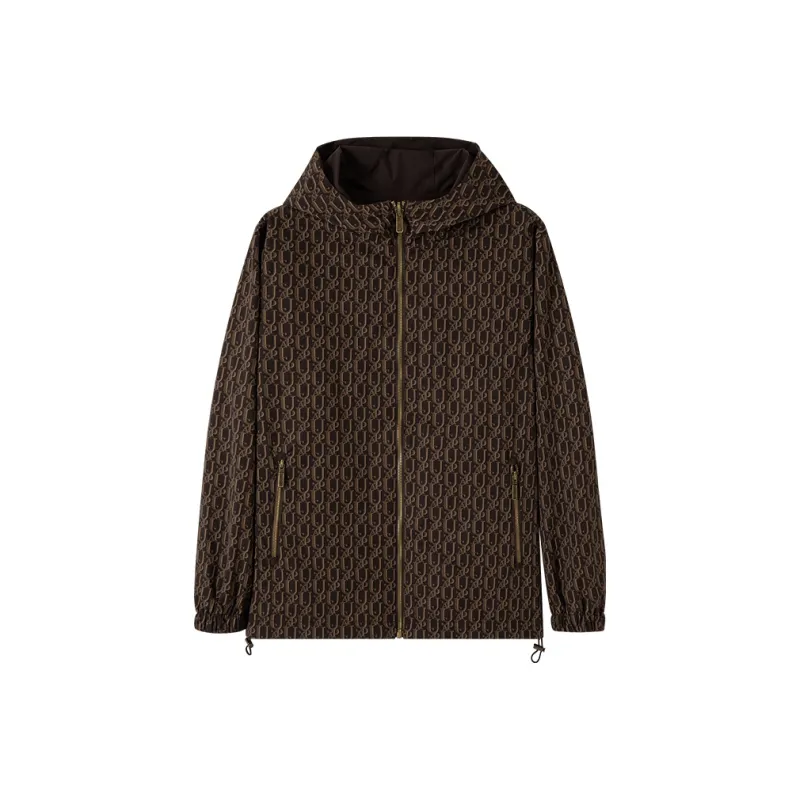 U.S. POLO ASSN. Jackets & Coats Men's Dark Coffee Print-0