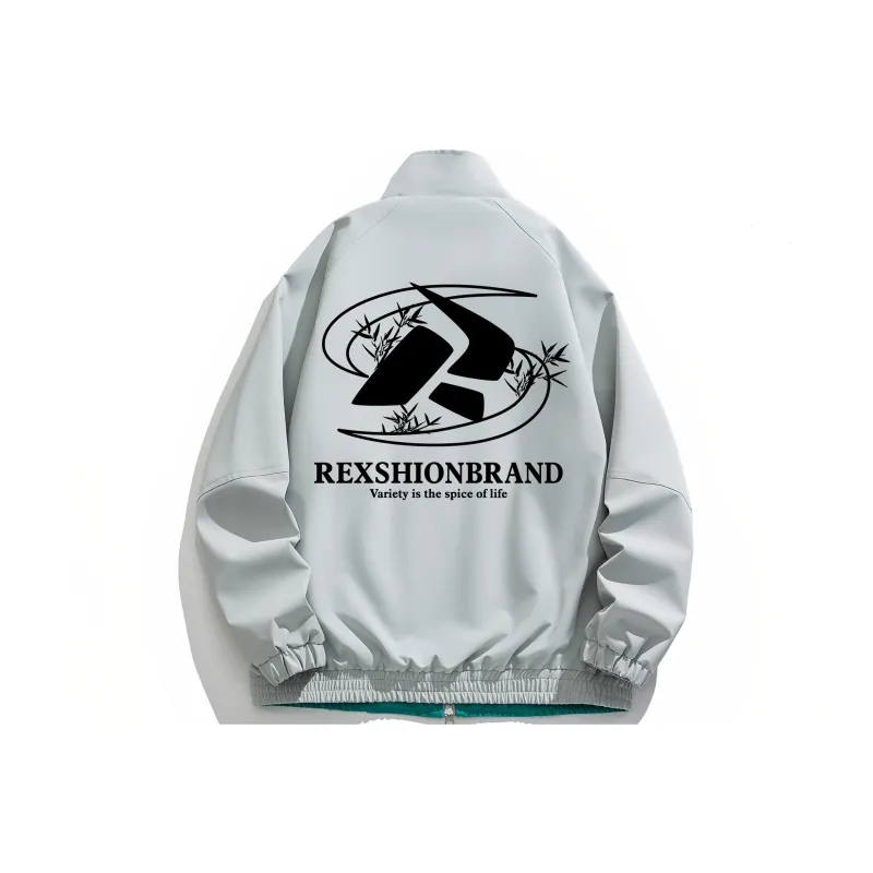 REXSHION Jackets Coats Unisex Black-6
