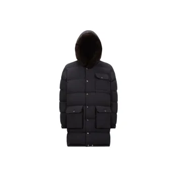 Moncler Rowan Hooded Long Padded Jacket