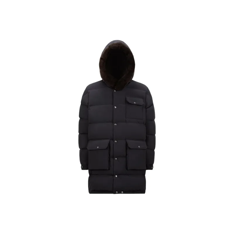 Moncler Rowan Hooded Long Padded Jacket-0