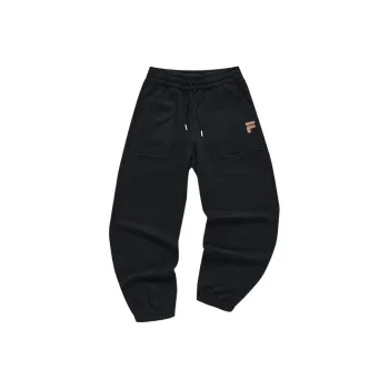FILA FUSION Knitted Sweatpants Men Pitch Black
