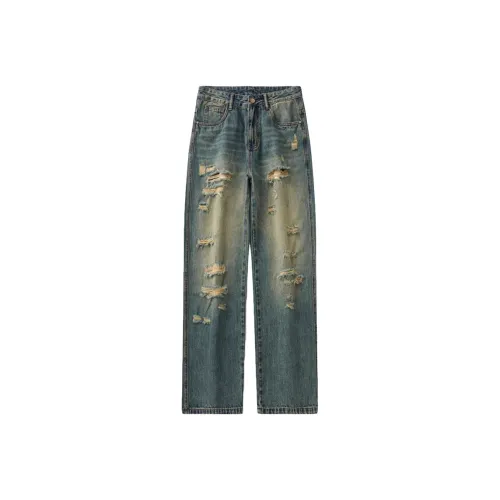 FAIRWHALE Jeans Unisex Denim Blue