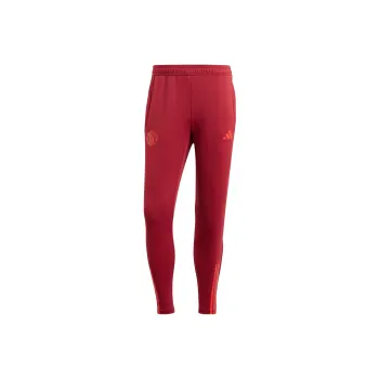 Adidas Manchester United Knitted Sweatpants Men Red