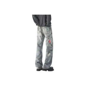 Dnnnnx Jeans Unisex Blue