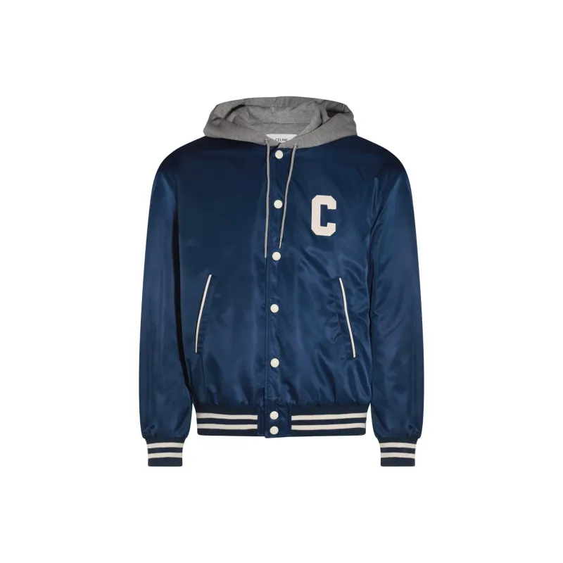 CELINE Oversized Hooded Teddy Jacket In Nylon-0