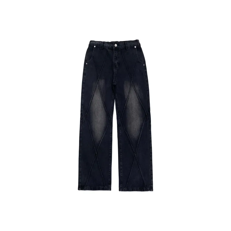 ELCORO Jeans Unisex Vintage Blue-2