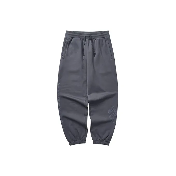 Skechers Colorful Knitted Sweatpants Men Odyssey Gray/026R-0
