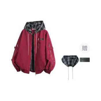 BRUMAIRE Jackets Coats Unisex Burgundy