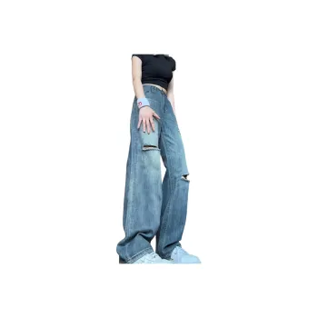 VIPGOOSE Jeans Unisex Light Blue