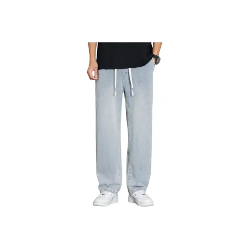 Tonlion Jeans Unisex Vintage Blue