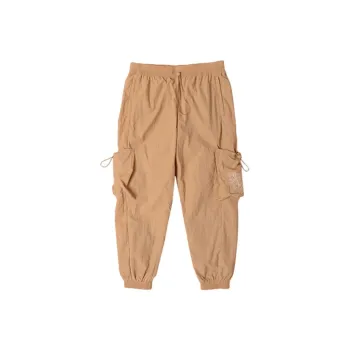 LiNing Sports Basketball Collection Casual Pants Men Deer Brown