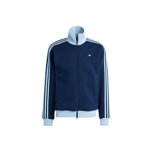 Adidas Originals TRACK TOP PREMIUM Jacket International Version Men's Dark Indigo