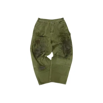 Undermycar SS25 Jeans Unisex Olive Green